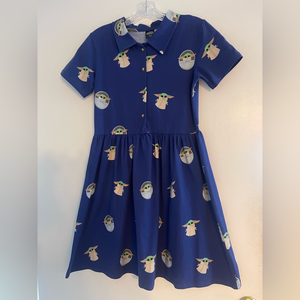 Cakeworthy Star Wars Grogu Child Dress. Only worn twice. Great condition